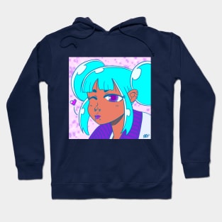 blue magic (square) Hoodie